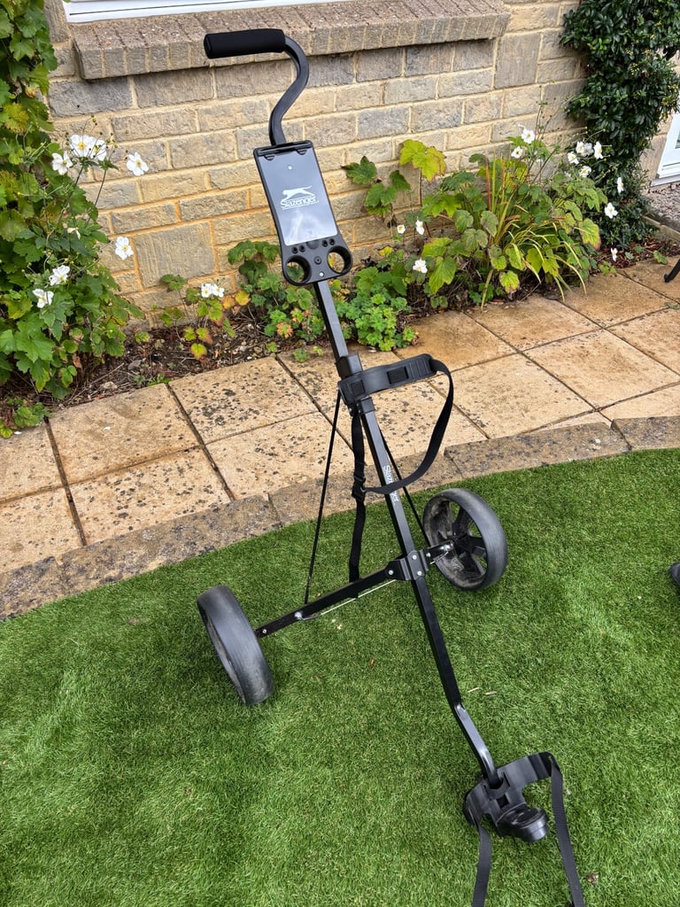 image for 2 wheel foldable golf trolley
