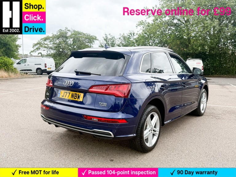 2017 Audi Q5 2.0 TFSI S line S Tronic quattro Euro 6 (s/s) 5dr ESTATE Petrol Automatic
