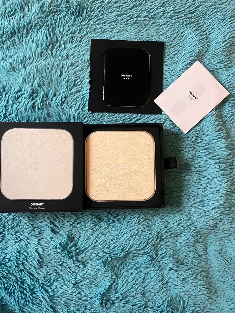 Courant CATCH:1 Wireless Charger – Premium Leather Charging Pad