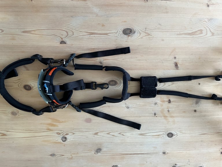 Dog harness (Help em up - blue dog U-band style)