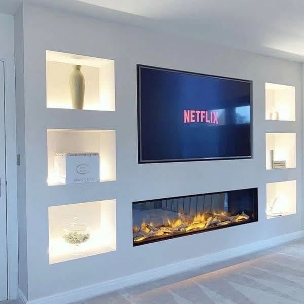 Media wall TV stands
