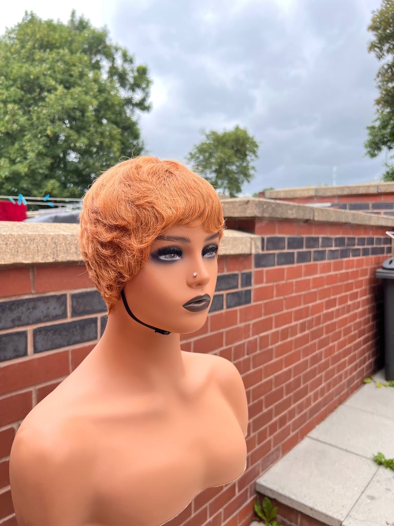 Pixie cut Humanhair wig 