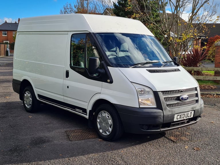 Truly Outstanding 2013 Ford Transit Short Wheel Base Semi High Roof Side Loading Door