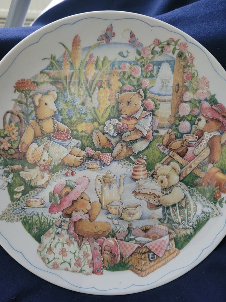 Really lovely teddy bear picnic plate 