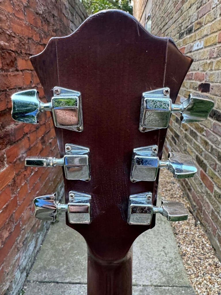 Ibanez V220 Vintage Series (Japan, 1980s) + Schatten HFN passive piezo pickup