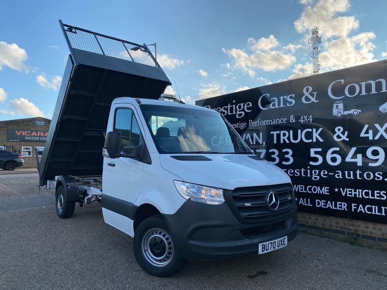 image for 2020 Mercedes-Benz Sprinter 316 cdi 2.1 163BHP 7G AUTOMATIC L2 MWB TIPPER DROPSIDE 75K FSH AC 3.5...