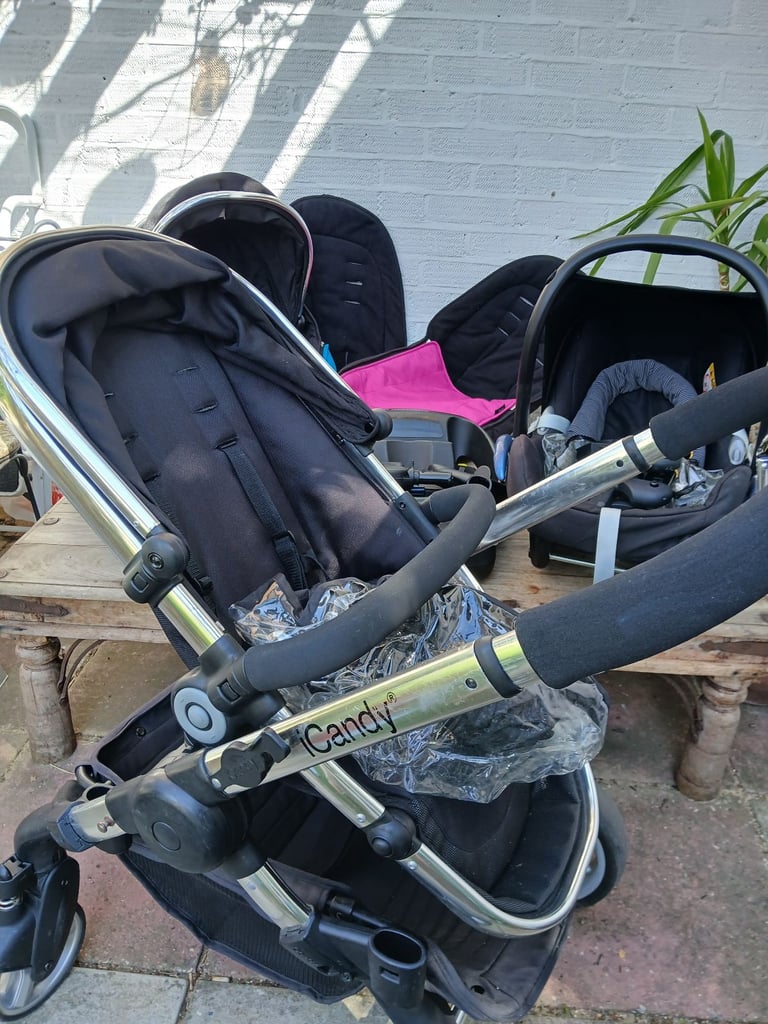 iCandy Peach 2 2in1 Black Double Travel System