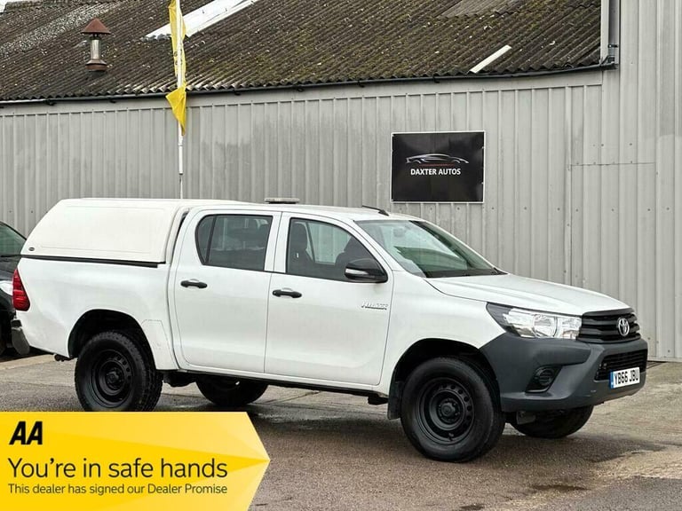 2017 Toyota Hilux 2.4 D-4D Active 4WD Euro 6 4dr PICK UP Diesel Manual