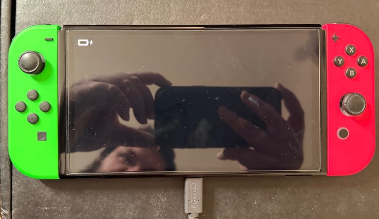 Nintendo Switch OLED - White + Additional Joy Cons + Micro SD Card