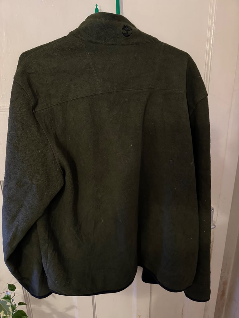 Timberland Mens Vintage Full Zip Outdoor Fleece Jacket Size Large
