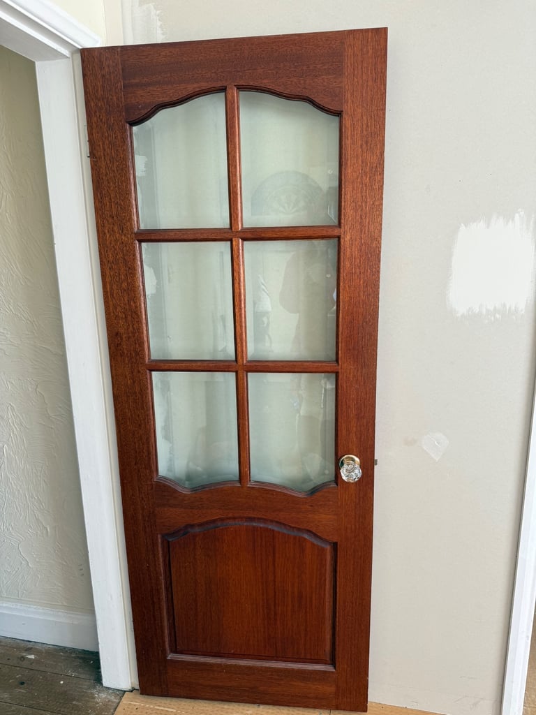 image for Oak glass solid door 