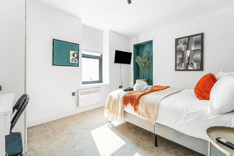 InspoHome Stylish 1BR Cardiff Bay 