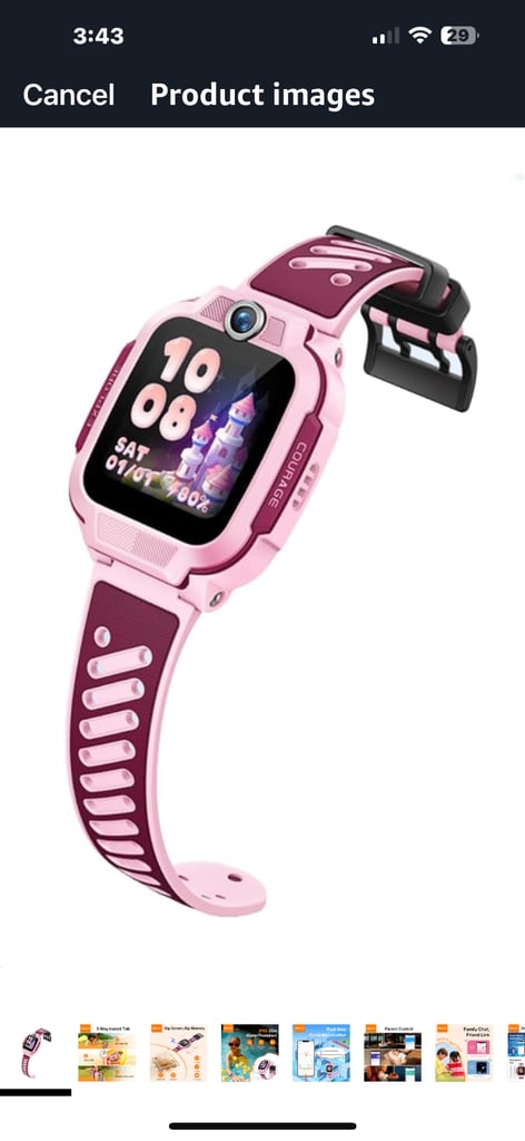 image for Kids smart watch with gps tracker