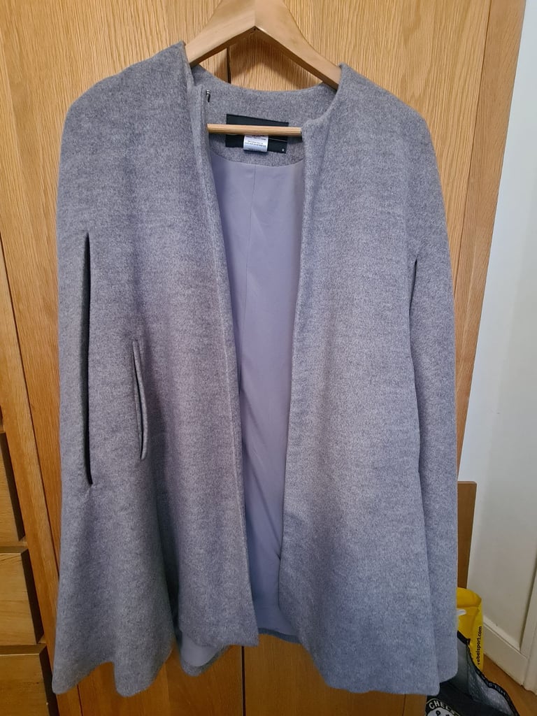 image for Beautiful Decjuba (Australian designer brand) wool cape coat size S (8