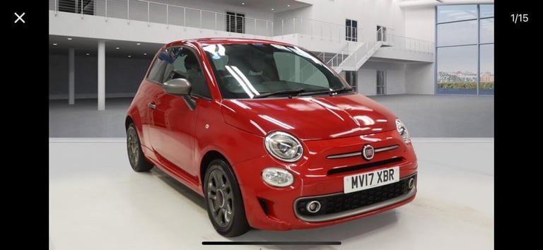 2017 Fiat 500 1.2 S 3dr HATCHBACK PETROL Manual