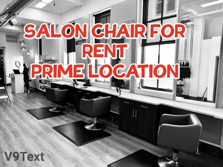 SALON CHAIR FOR RENT IN DIDSBURY