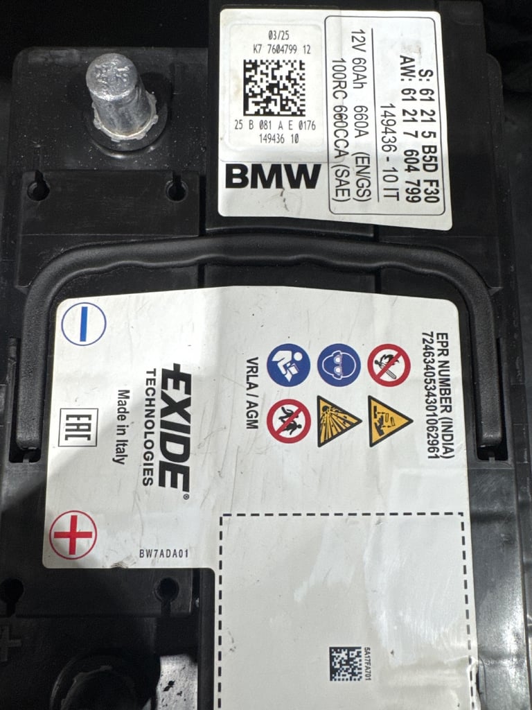 Genuine BMW battery