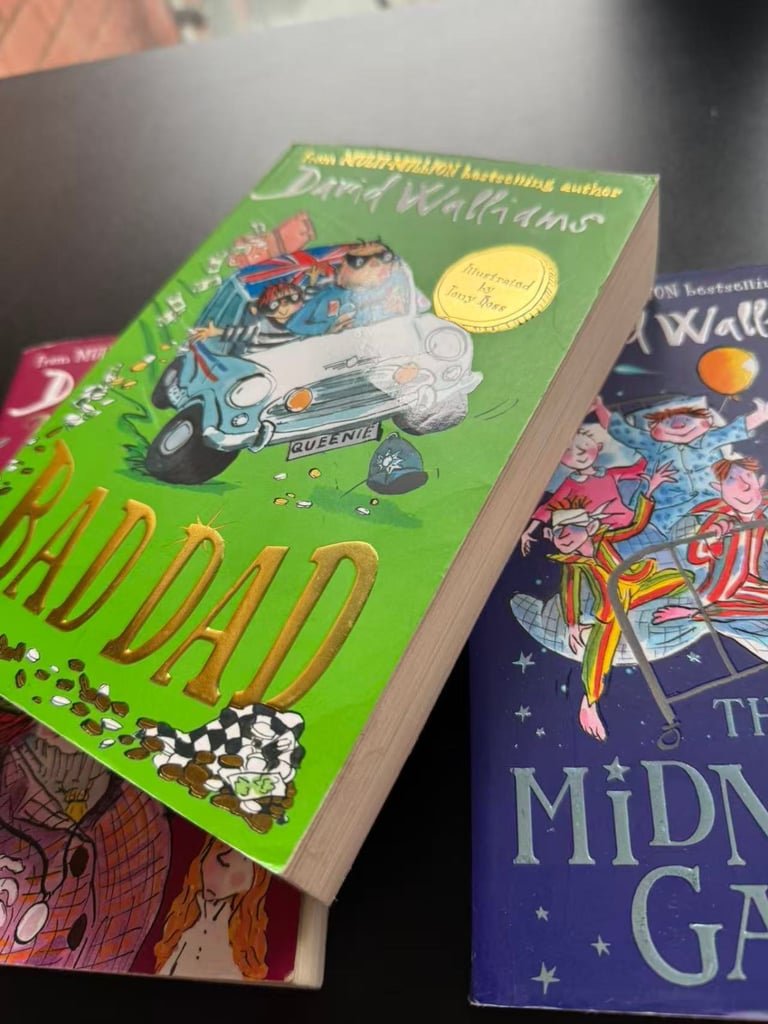 David Walliams 3-Book Collection - The Midnight Gang, Awful Auntie, Bad Dad