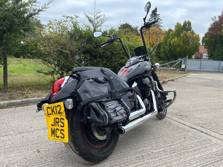 2012 12 KAWASAKI VN 900 CBF CUSTOM VN900 CU VANCE  HINES CRUISER TALL BARS