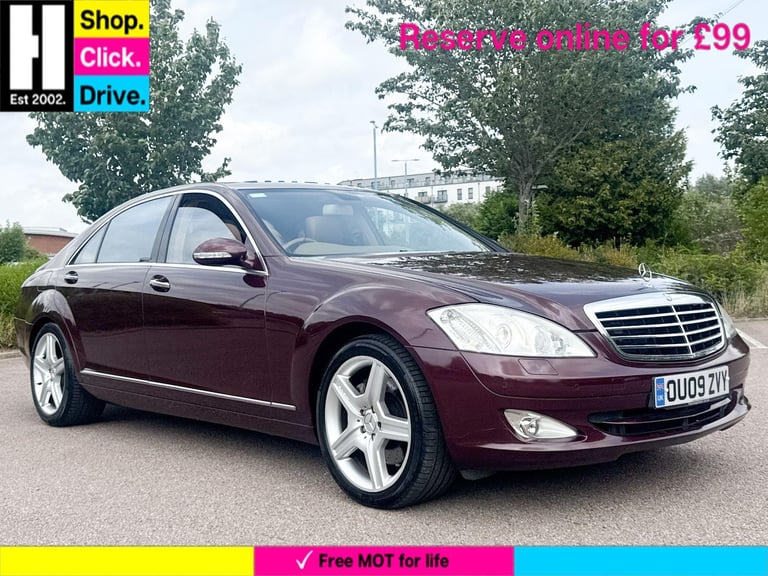 2009 Mercedes-Benz S Class 5.5 S500L V8 G-Tronic Euro 4 4dr SALOON Petrol Automatic