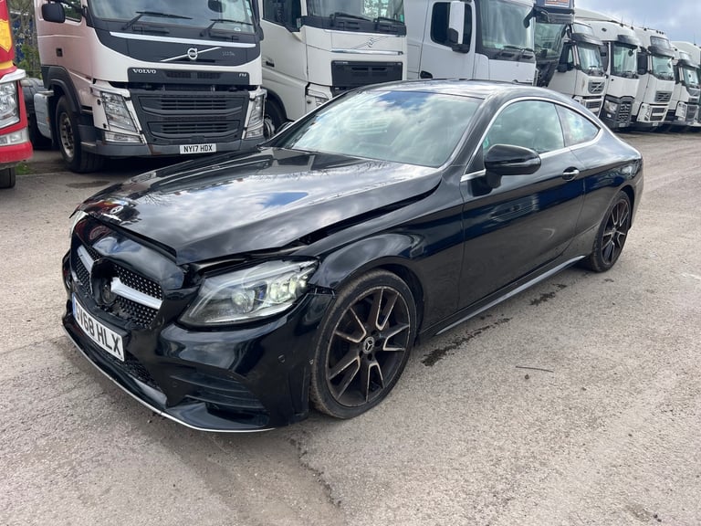 2019 MERCEDES BENZ C CLASS C220 AMG LINE PREMIUM COUPE 2.0 DAMAGED SALVAGE