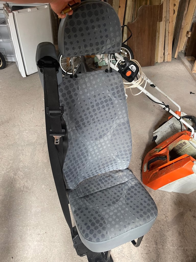 image for Single van seat with integrated seatbelt