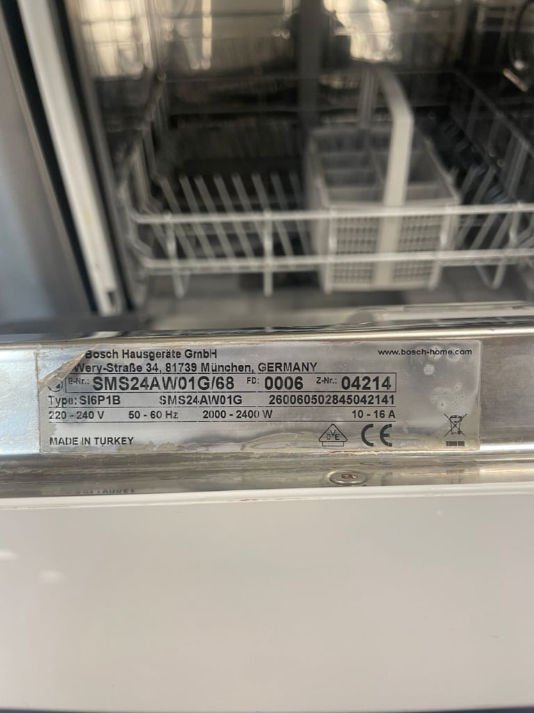 Bosch Dishwasher TCL Reuse 99494