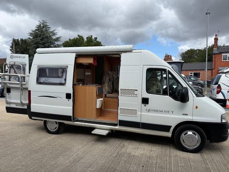 2003 Globecar Globescout Peugeot Boxer 2.8HDi Camper Van - Left Hand Drive LHD