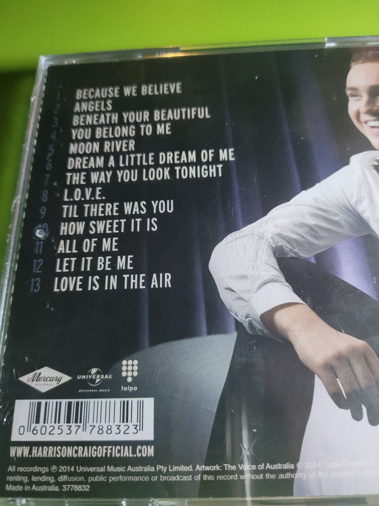 Harrison Craig CD Album L.OV.E Love New and Sealed. B8