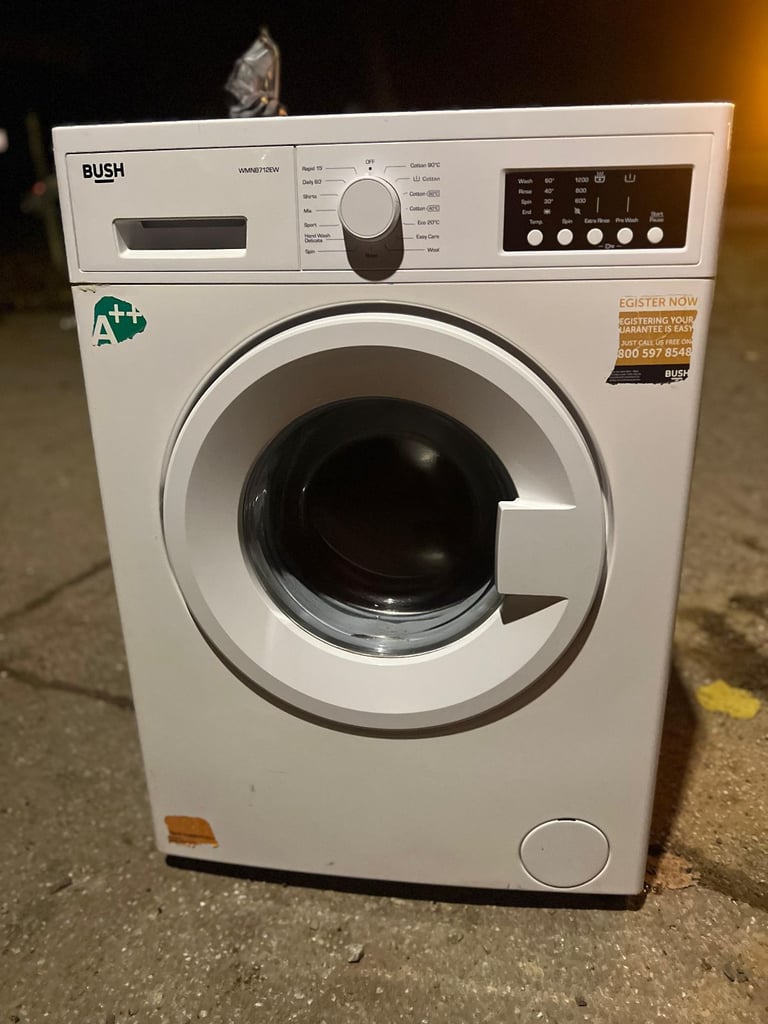 image for Bush 7kg washing machine A++ energy efficiency.