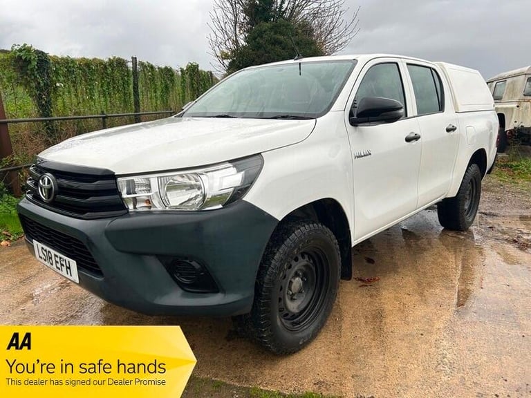 2018 Toyota Hilux 2.4 D-4D Active 4WD Euro 6 4dr (3.5t) PICK UP Diesel Manual