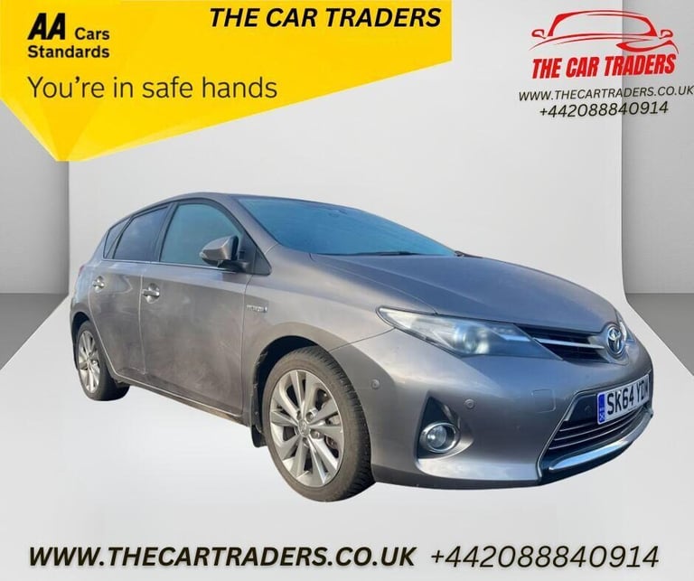 2014 Toyota Auris 1.8 VVT-h Excel Hatchback 5dr Petrol Hybrid CVT Euro 5 (s/s) (136 ps) Hatchback...