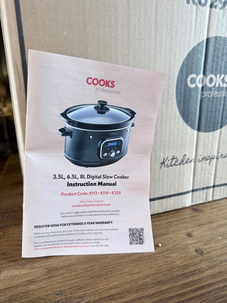 image for Cooks Professional Slow Cooker Brand New