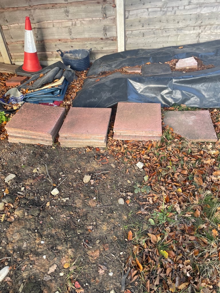 14x Garden Concrete Slabs/flags