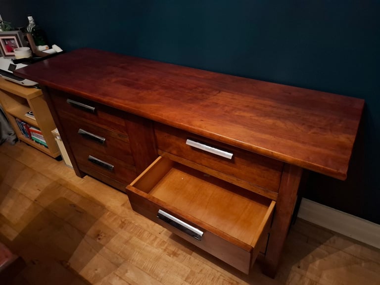 image for 6 draw solid wood sideboard 