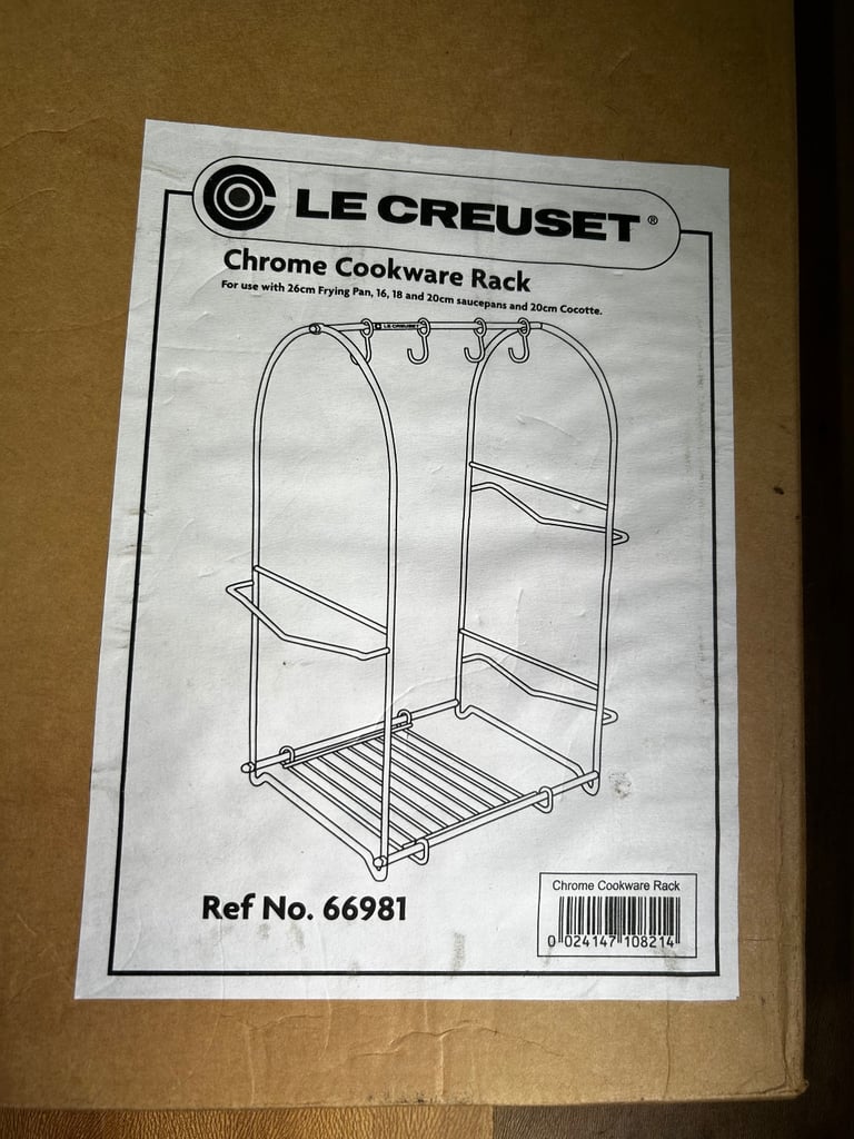 Le Creuset Chrome Cookware Rack