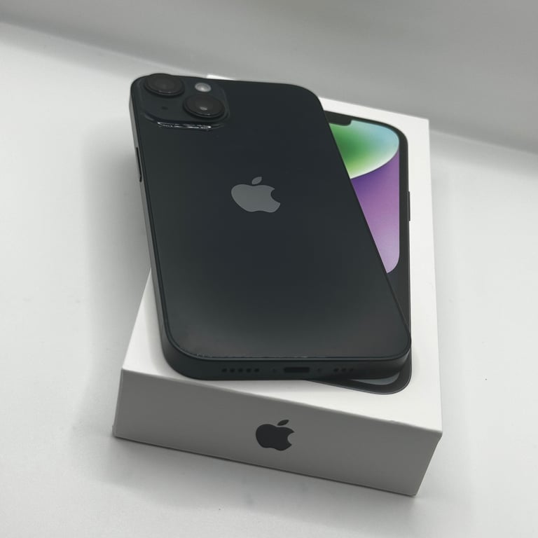 image for PRISTINE: Apple iPhone 14, 128gb, Black (UNLOCKED)