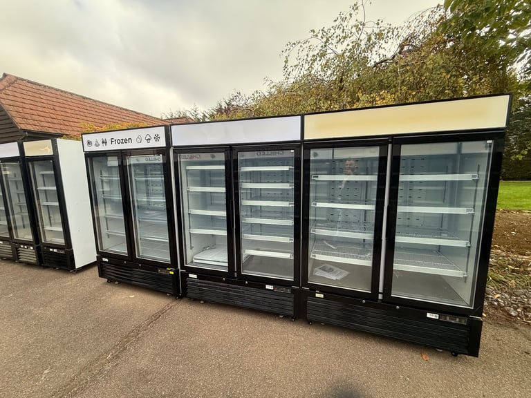 Commercial upright fridges or freezers cafe shop restaurant top quality 