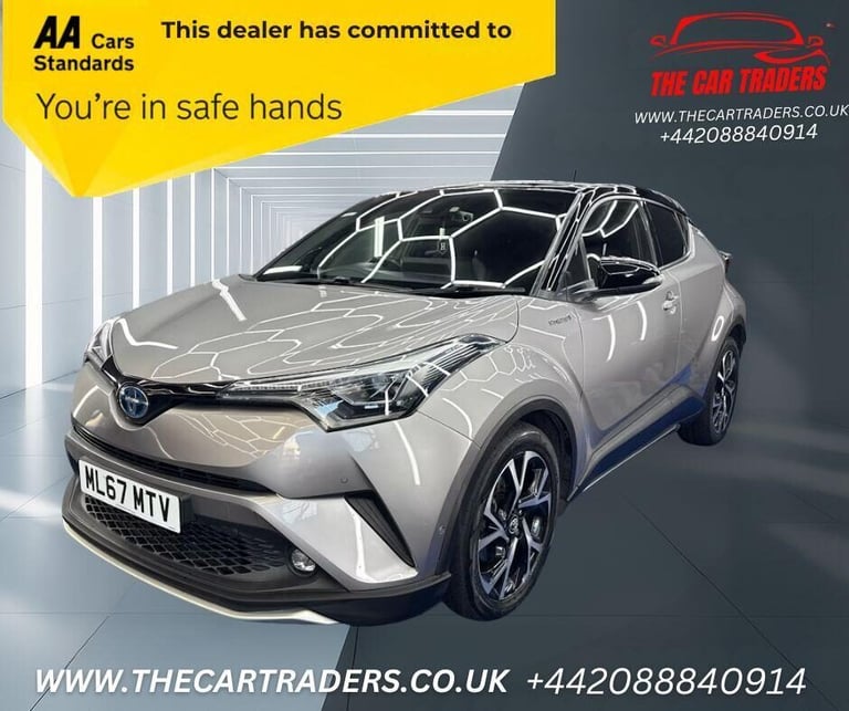 2017 Toyota C-HR 1.8 VVT-h Dynamic SUV 5dr Petrol Hybrid CVT Euro 6 (s/s) (122 ps) SUV Hybrid Aut...