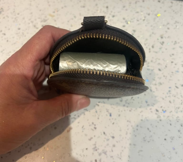 LV Dog poo bag holder pouch 