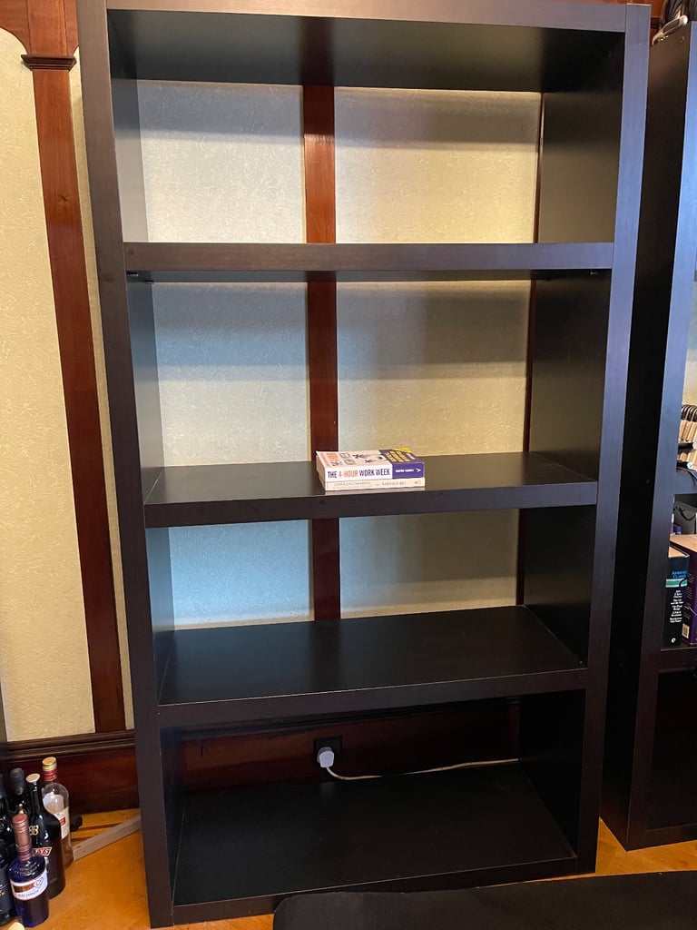 image for Ikea Brown Bookcase Shelf Storage 