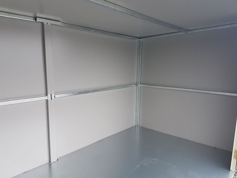 Steel storage boxes suitable building sites caravan parks gardens etc