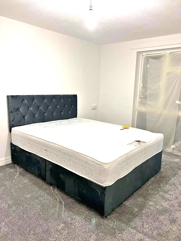 ]] Divan 4ft6 Double Bed Package – Fast Delivery With Free Setup Option ]]
