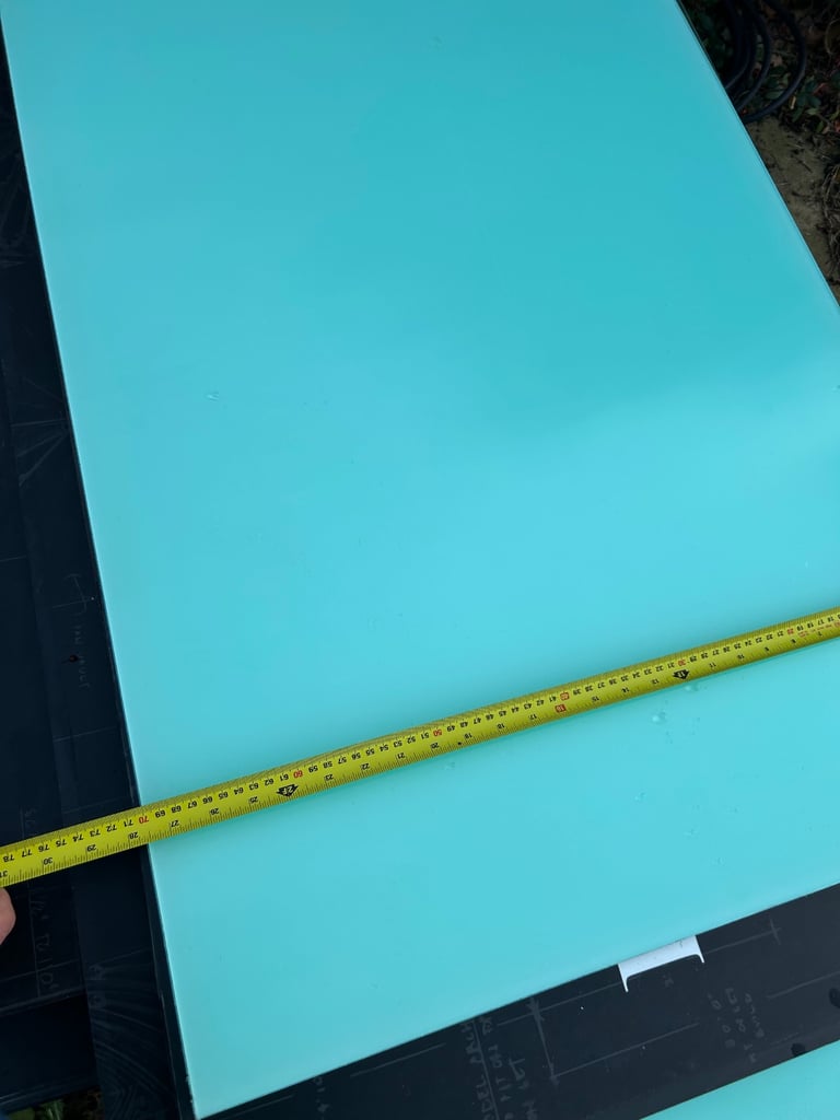 Clear acrylic plastic Perspex plexi glass 5mm thick 1100mm x 700mm and 1300mm x 700mm sheets   