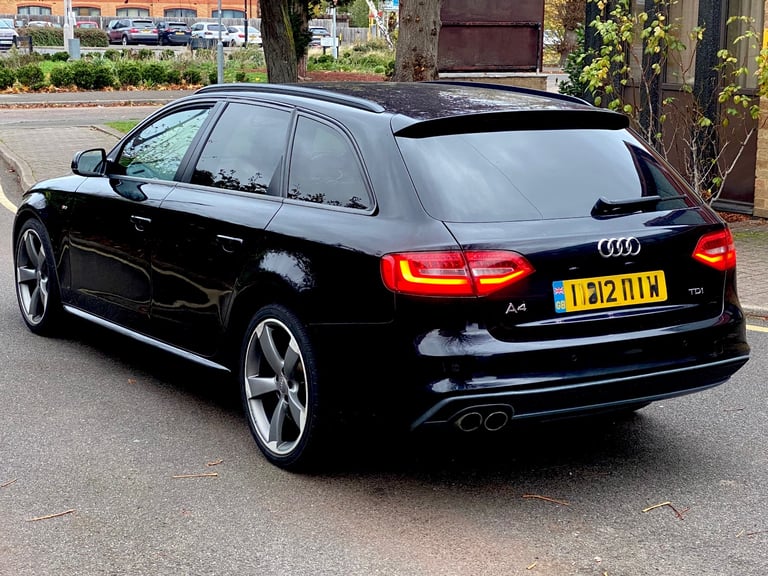 2012 AUDI A4 AVANT BLACK EDITION 2.0 TDI FACELIFT FSH NEW CLUTCH/FLYWHEEL LOVELY CAR