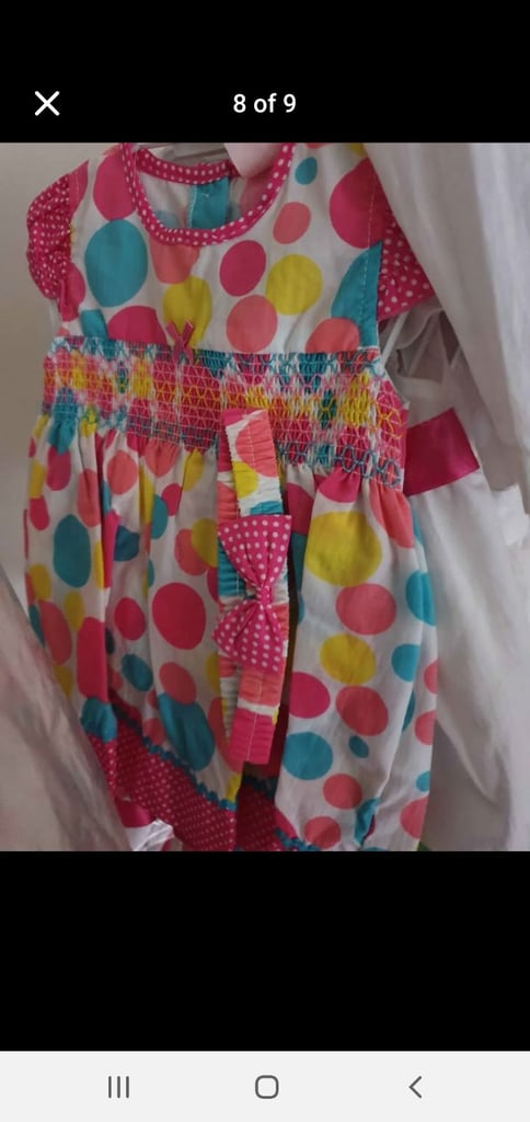 Baby girls bundle of 100 dresses