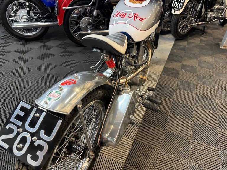 1948 BSA 499cc B33 'Big Red bobber ’ high quality build, outstanding 