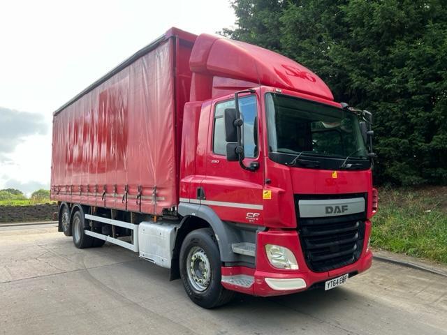 image for 2014 64 DAF CF 290 Euro 6 6x2 26ft curtainsider with mounty moffet kit