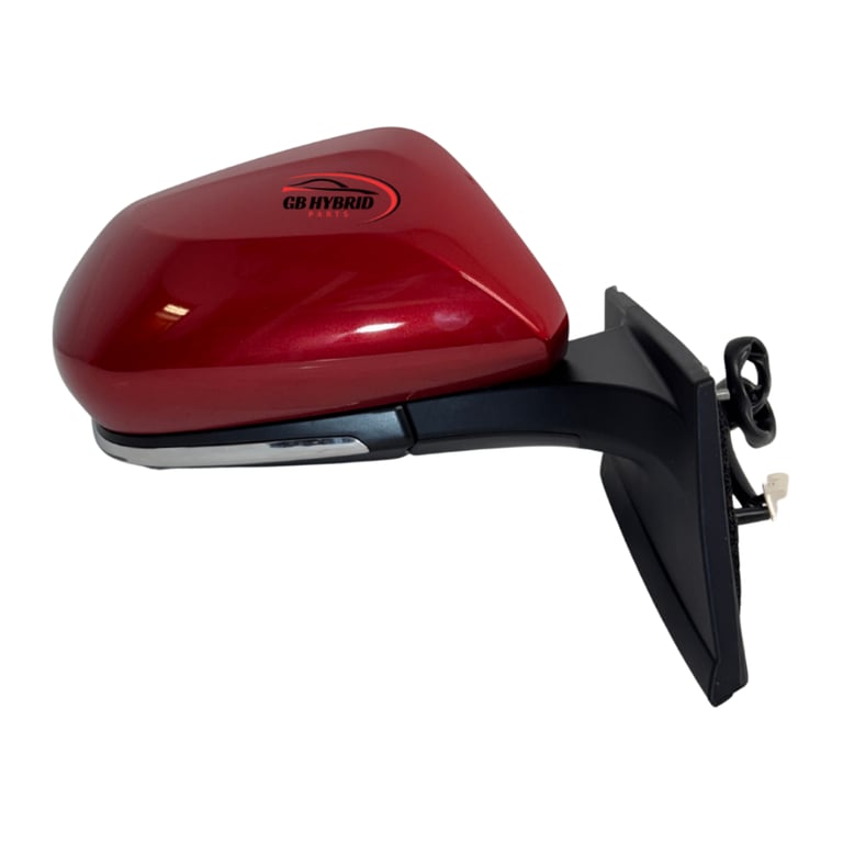 image for Toyota Prius 2016-2022 Driver Side Mirror Red Electric Heated Auto Fold