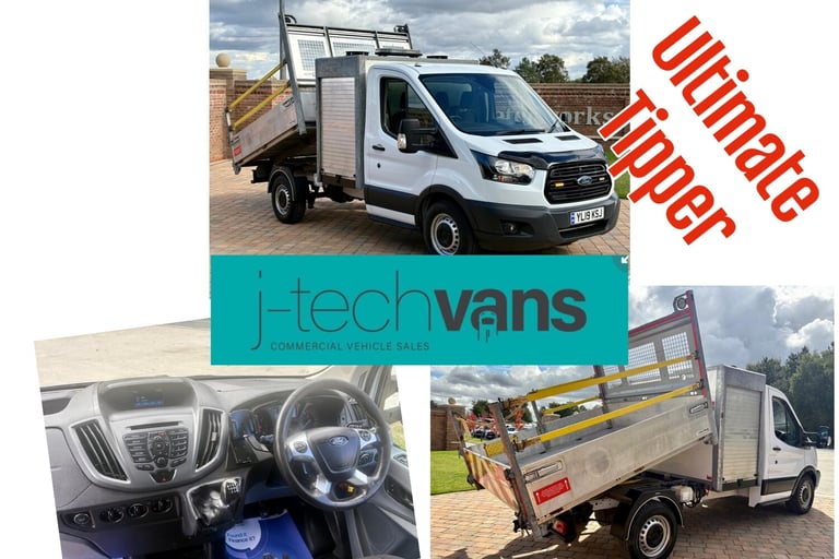 2019 Ford Transit T350 2.0 TDCi 130ps Tipper ***If Carlsberg Did Tippers!!!***   CHASSIS CAB Dies...